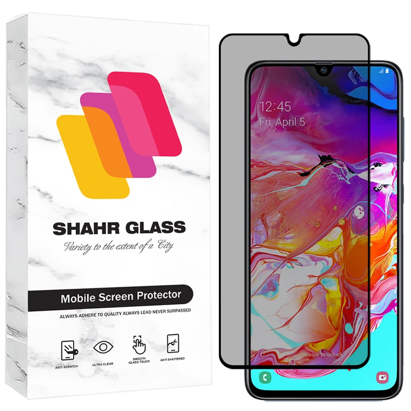 محافظ صفحه نمایش حریم شخصی شهر گلس مدل PRIS30 مناسب برای گوشی موبایل سامسونگ Galaxy A70 / A70s / A42 5G / ویکو T3