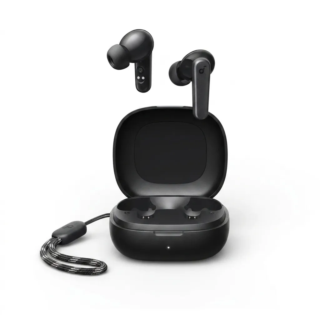 هدفون بلوتوثی انکر مدل Soundcore P25i با نویز کنسلینگ فعال (ANC)، درگاه شارژ USB Type-C، مقاوم در برابر رطوبت و عرق