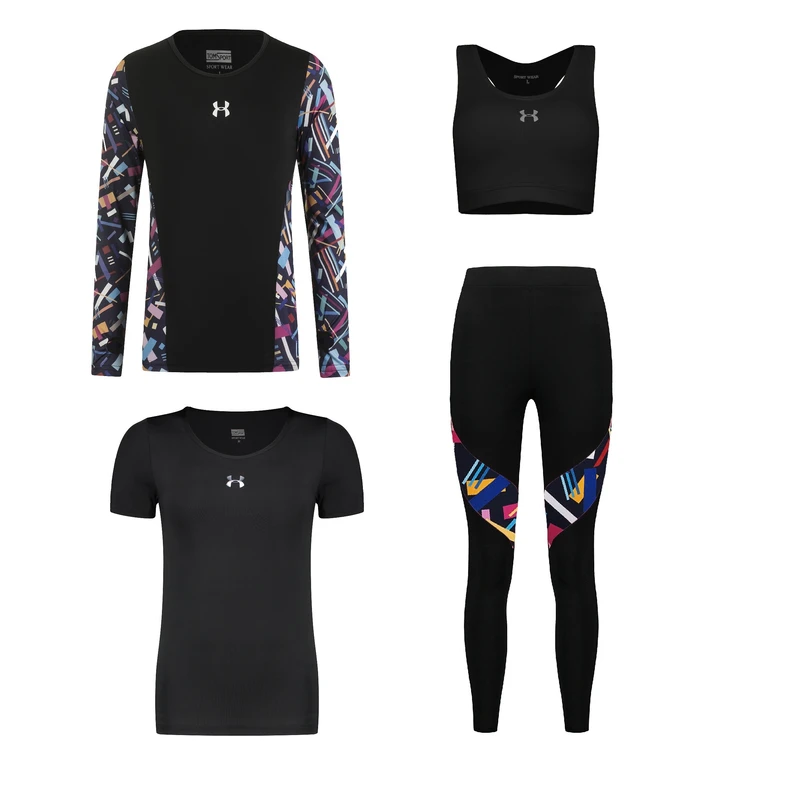 ست چهار تکه لباس ورزشی زنانه مدل 1401-7101-1801-75