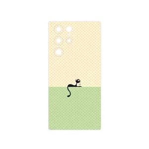 MAHOOT Minimal Internet Cat Icon Cover Sticker for Samsung Galaxy S22 Ultra 5G