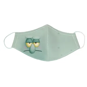 ماسک پارچه ای بچگانه طرح باب اسفنجی مدل 0024
