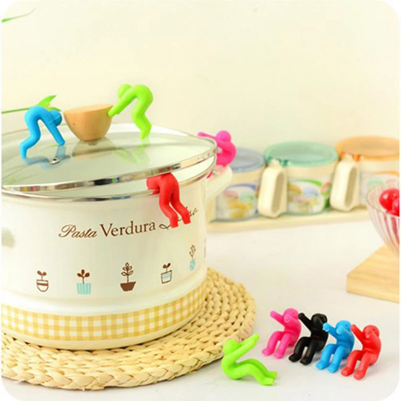 عکس شماره 6 : نگه دارنده درب قابلمه طرح آدمک بسته 2 عددی