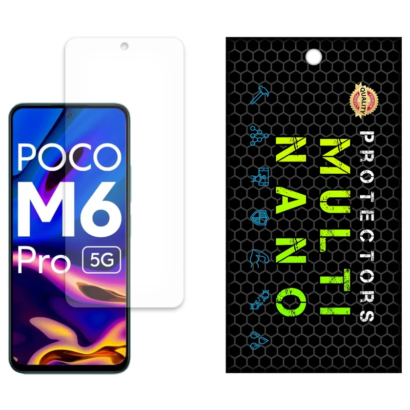 محافظ صفحه نمایش مات مولتی نانو مدل X-S1M مناسب برای گوشی موبایل شیائومی Poco M6 Pro 5G