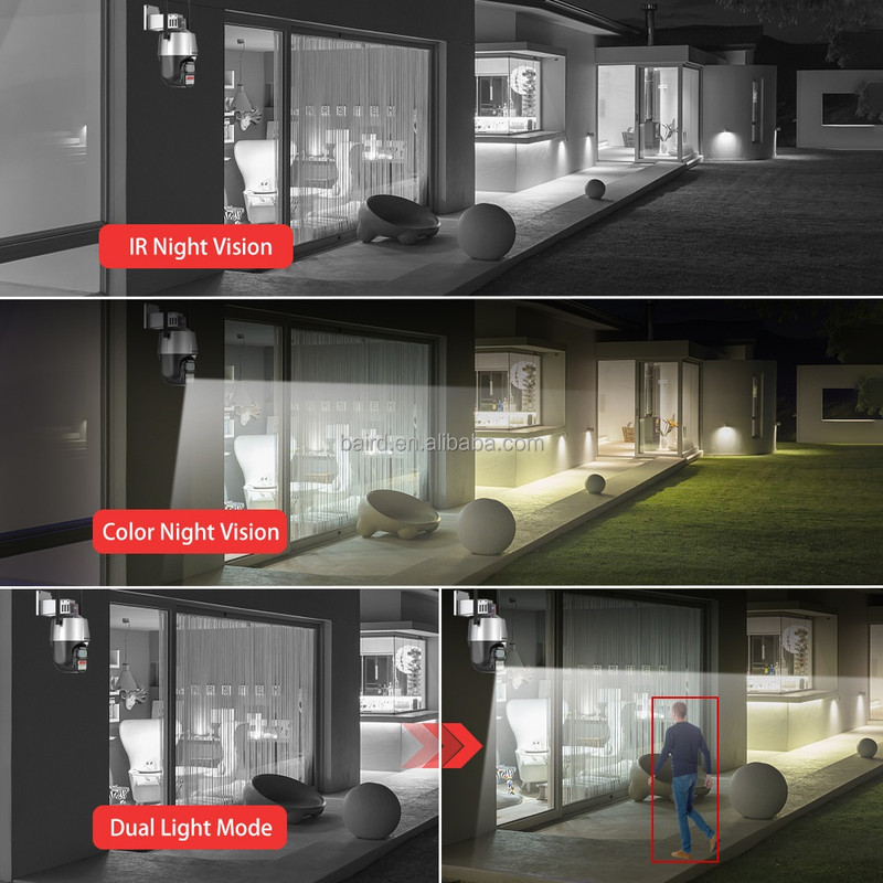 دوربین مداربسته تحت شبکه مدل AI Tracking Night Vision 8X Dual Lens