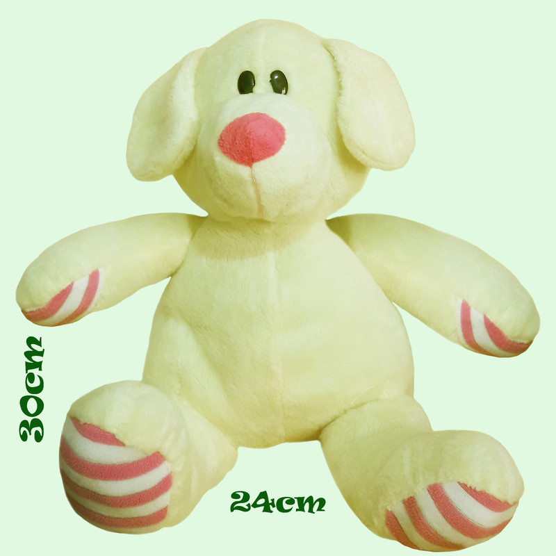 عروسک طرح سگ کد 148 ارتفاع 30 سانتی متر