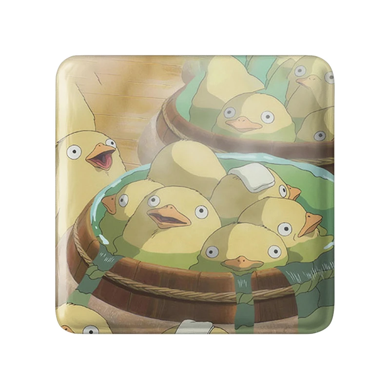 پیکسل خندالو طرح انیمه شهر اشباح Spirited Away مدل مربعی کد 30262