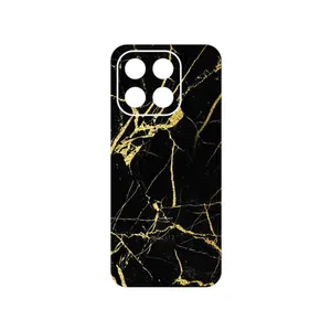 MAHOOT Graphite_Gold_Marble Cover Sticker for Honor X6c