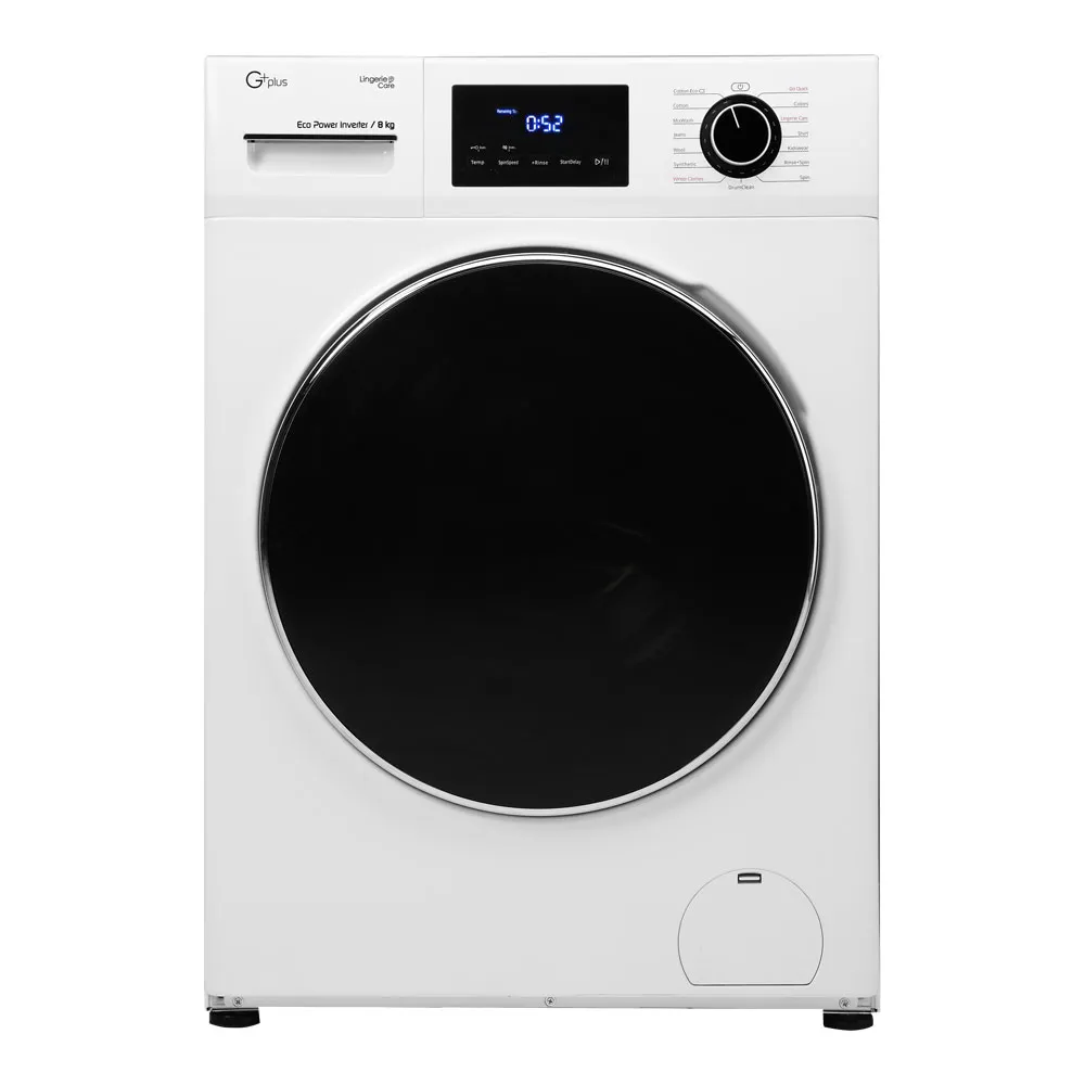 ماشین لباسشویی جی پلاس مدل   GWM-K8340W ظرفیت 8 کیلوگرم