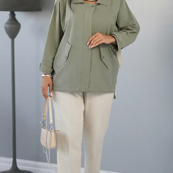 مانتو زنانه السانا مدل ژاکلین کد 183210