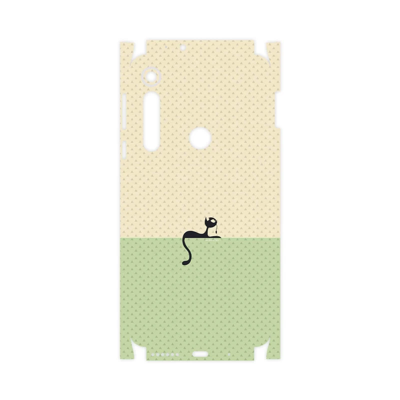 برچسب پوششی ماهوت مدل Minimal Internet Cat Icon-FullSkin مناسب برای گوشی موبایل موتورولا One Macro