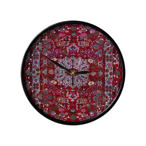 ساعت دیواری مدوپد طرح فرش نهاوند مدل C-Nahavand25