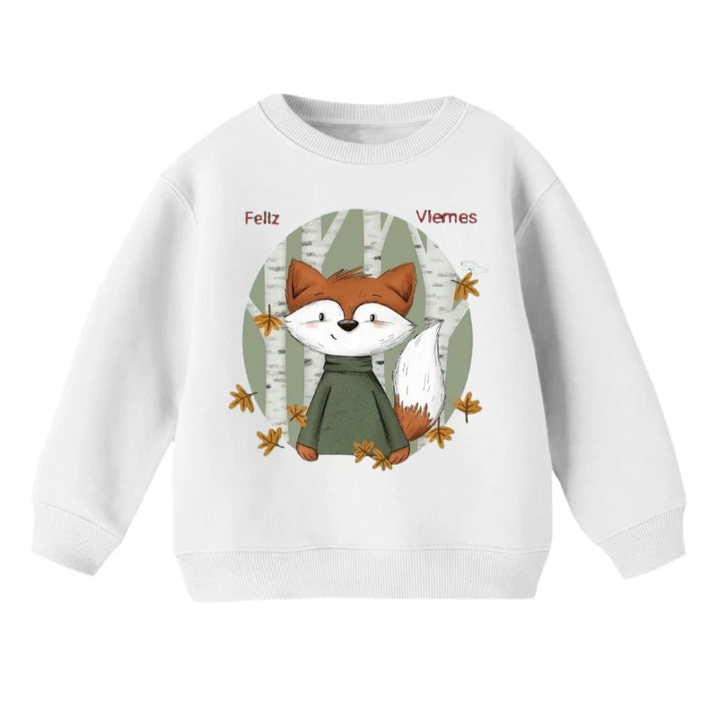 سویشرت بچگانه مدل روباه خوش تیپ  