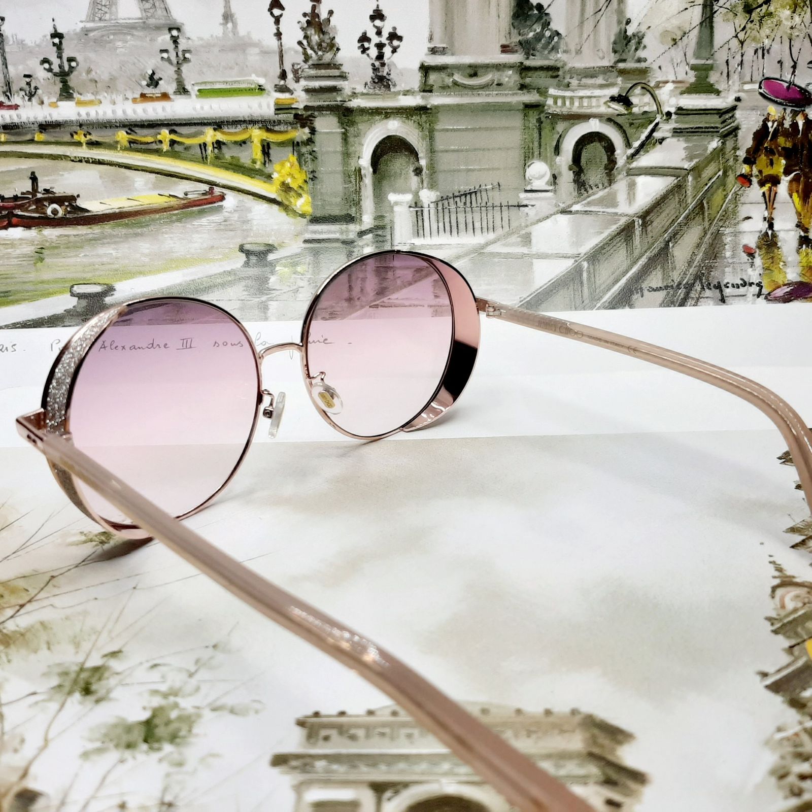 عینک آفتابی زنانه جیمی چو مدل CHANBS65lca -  - 6