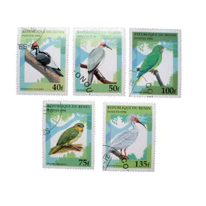 تمبر یادگاری مدل پرندگان کد DS2251 مجموعه 5 عددی