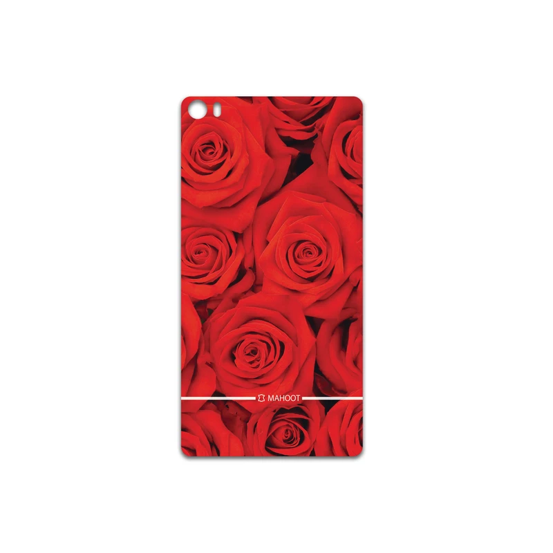برچسب پوششی ماهوت مدل Red-Flower مناسب برای گوشی موبایل هوآوی P8 Max