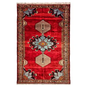 فرش دستباف چهار و نیم متری طرح عشایری مدل HA 