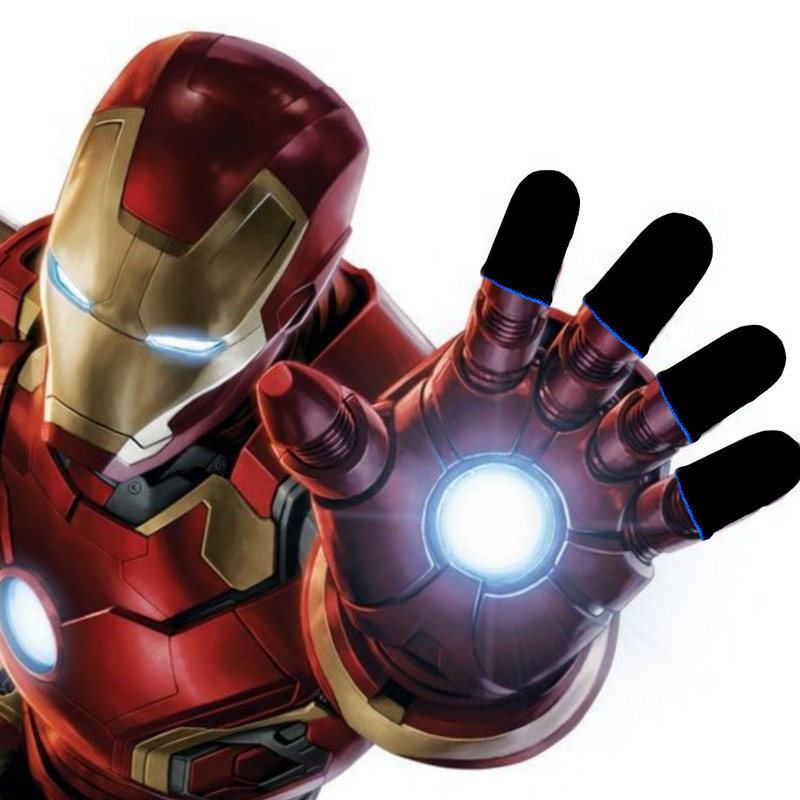 آستین کنترل کننده انگشت مدل Iron Man 021