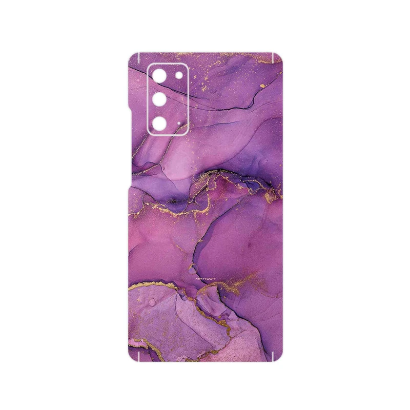 برچسب پوششی ماهوت مدل Purple Marble مناسب برای گوشی موبایل سامسونگ Galaxy Note 20