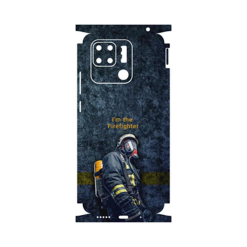 برچسب پوششی ماهوت مدل Firefighter-FullSkin مناسب برای گوشی موبایل شیائومی Redmi 10C