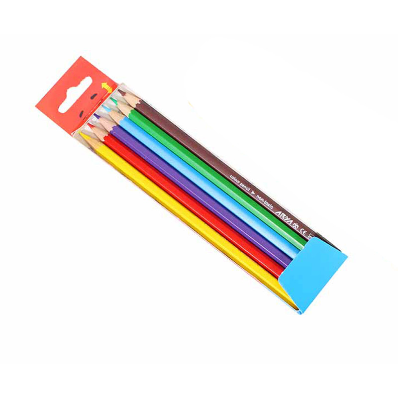 مداد رنگی 6 رنگ آسیا کد mm38