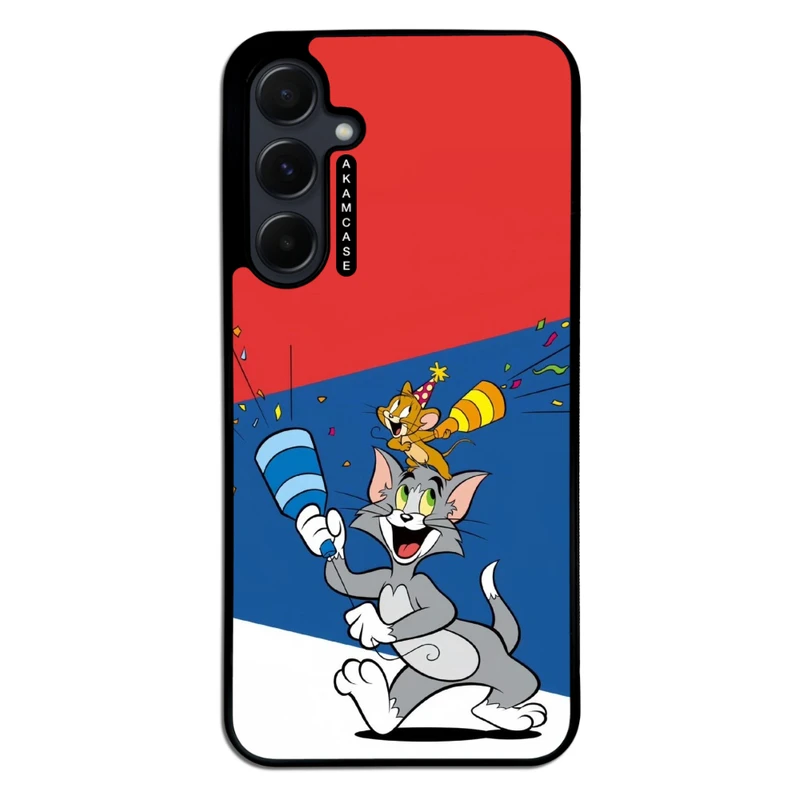 کاور آکام مدل AMC-WSGA55-TOM & JERRY16 مناسب برای گوشی موبایل سامسونگ Galaxy A55