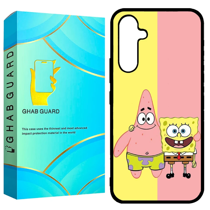 کاور قاب گارد طرح باب اسفنجی مدل GCHPA54 مناسب برای گوشی موبایل سامسونگ Galaxy A54 5G