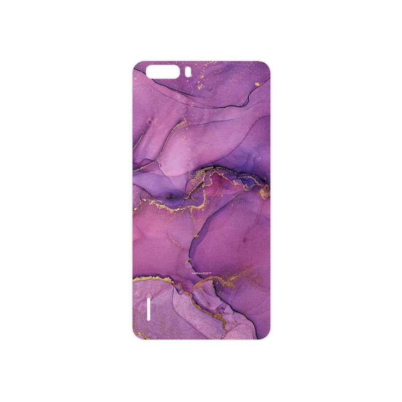 برچسب پوششی ماهوت مدل Purple Marble مناسب برای گوشی موبایل آنر 6 Plus