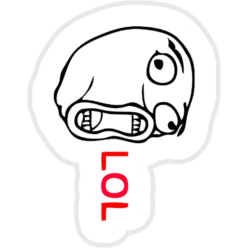 استیکر لپ تاپ طرح LOL کد ST1156