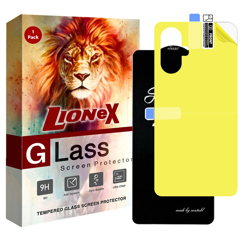 محافظ صفحه نمایش لایونکس مدل 2SN مناسب برای گوشی موبایل شیائومی Poco F3 GT به همراه محافظ پشت گوشی