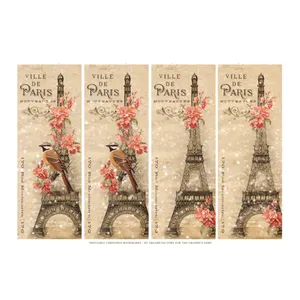 نشانگر کتاب مدل برج ایفل مجموعه ۴ عددی