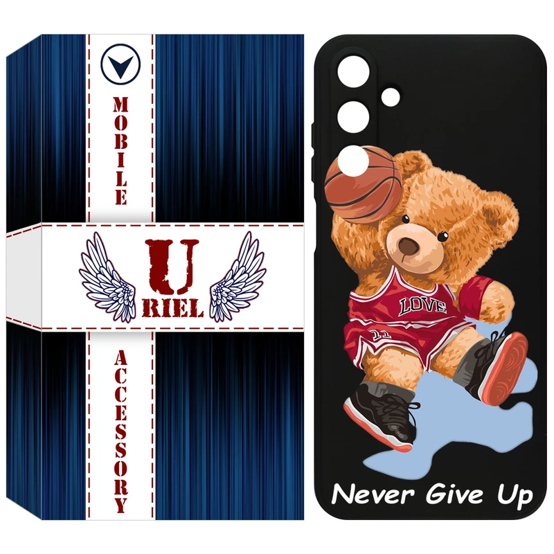 کاور یوریل مدل KSH کد 63 طرح خرس ورزشکار مناسب برای گوشی موبایل سامسونگ Galaxy A15