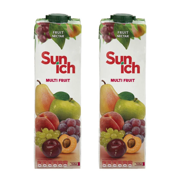 نکتار هفت میوه سن ایچ - 1 لیتر بسته 2 عددی