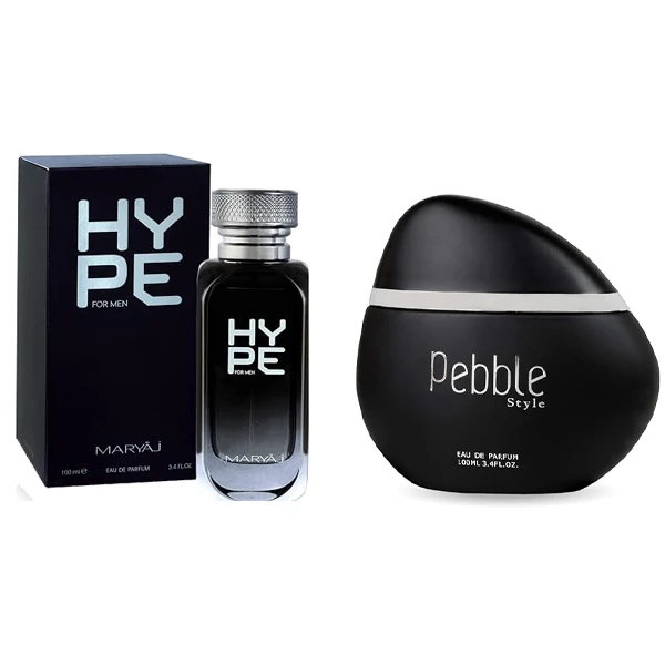 ست ادو پرفیوم مردانه ماریاژ مدل pebble style با رایحه تلخ حجم 100 میلی لیتر و ادو پرفیوم مردانه ماریاژ مدل Hype با رایحه تلخ حجم 100 میلی لیتر