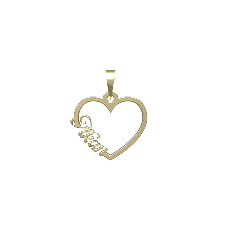 آویز گردنبند طلا 18 عیار زنانه مدوپد مدل اسم ایلکان ilkan کد PB1-10623