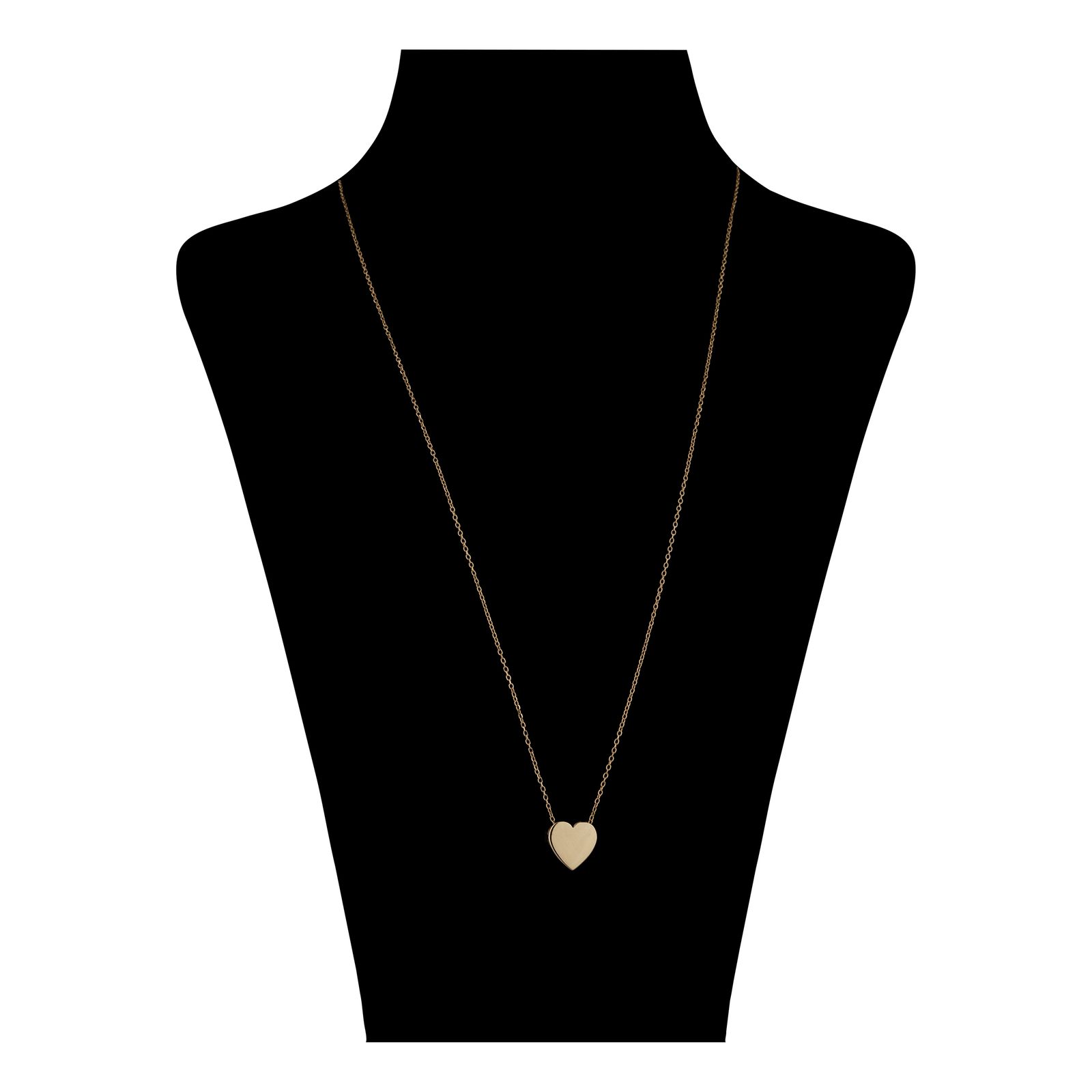 گردنبند طلا 18 عیار زنانه مایا ماهک مدل MM1833 طرح قلب -  - 1