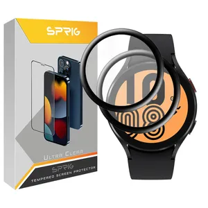 محافظ صفحه نمایش نانو اسپریگ مدل Pmma-SPG مناسب برای ساعت هوشمند سامسونگ Galaxy Watch 4 44mm بسته دو عددی