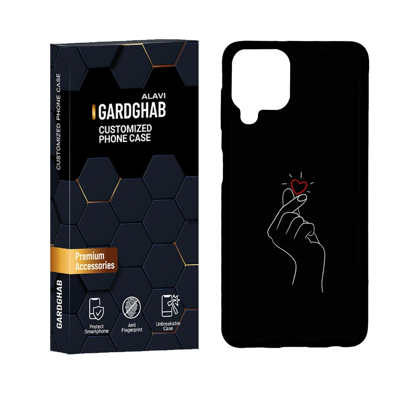 کاور گارد قاب علوی مدل دور ژله ای عاشقانه مناسب برای گوشی موبایل سامسونگ Galaxy A22 4G