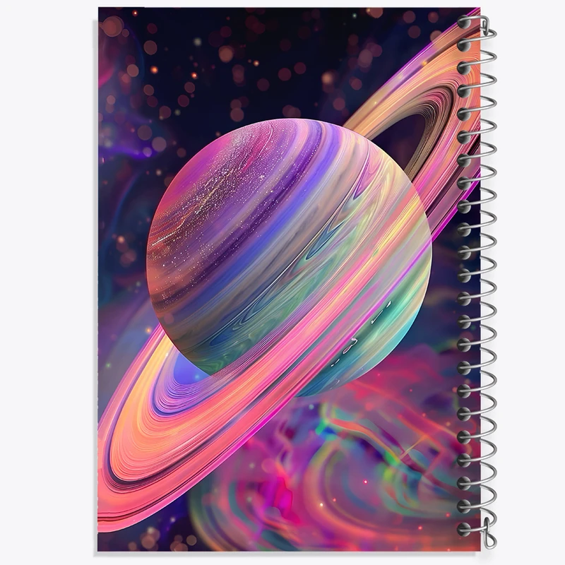 دفتر نقاشی 50 برگ خندالو طرح کهکشان (galaxy) کد F7009