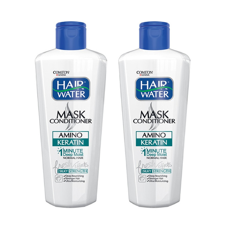 ماسک مو کامان مدل Amino keratin حجم 400 میلی لیتر مجموعه 2 عددی ماسک مو کامان مدل Amino keratin حجم 400 میلی لیتر مجموعه 2 عددی