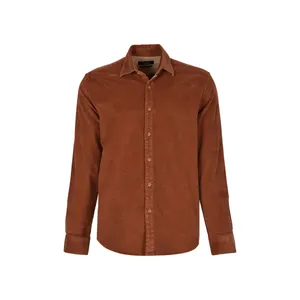 پیراهن آستین بلند مردانه بادی اسپینر مدل 4638 کد 1 رنگ آجری