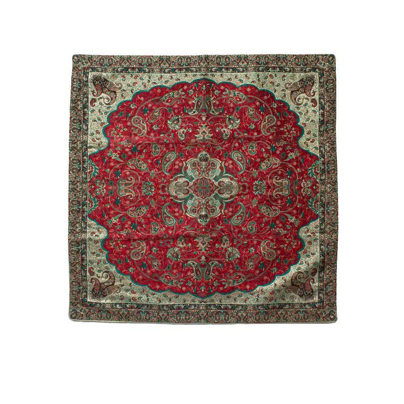رومیزی ترمه نگین خاتم طرح شاه عباسی یزد کد ya90242106