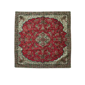 رومیزی ترمه نگین خاتم طرح شاه عباسی یزد کد ya90242106