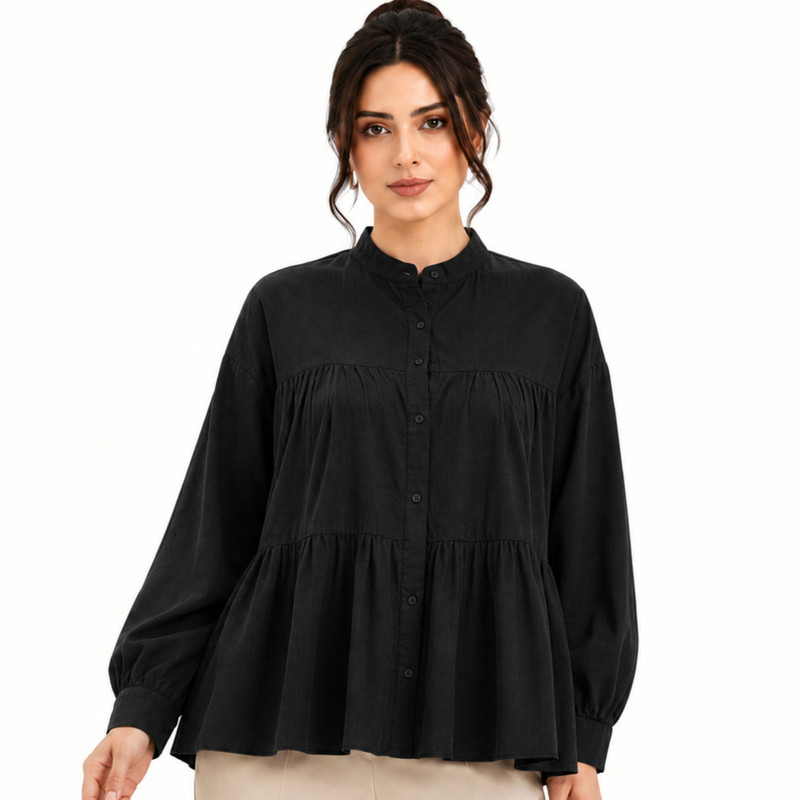 شومیز زنانه لینن مدل M1