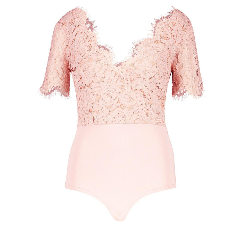 بادی آستین کوتاه زنانه بوهو مدل DZZ05783