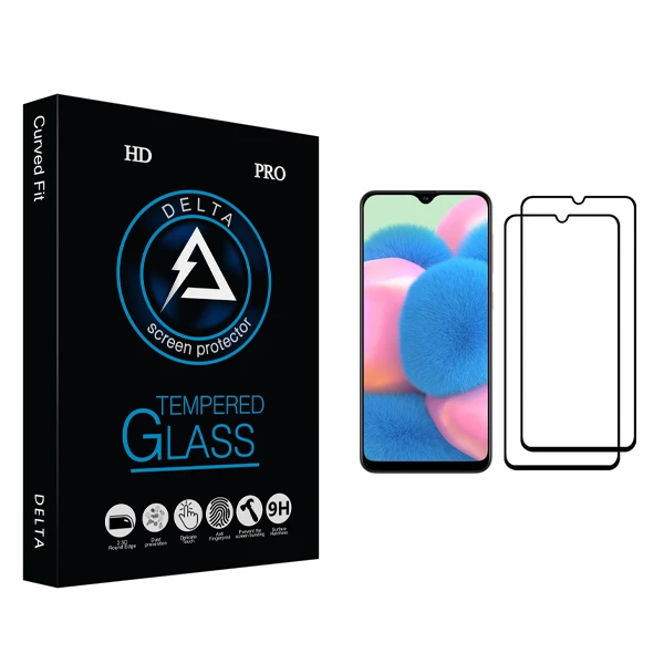 محافظ صفحه نمایش دلتا مدل HD مناسب برای گوشی موبایل سامسونگ Galaxy A30s بسته دو عددی