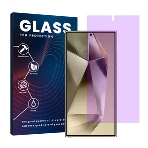 Glass Resistant model anti-violet screen protector suitable for Samsung Galaxy S24 Ultra mobile phone