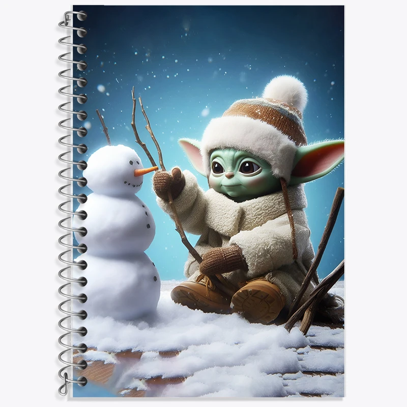 دفتر لغت 50 برگ خندالو طرح بیبی یودا کد F5785