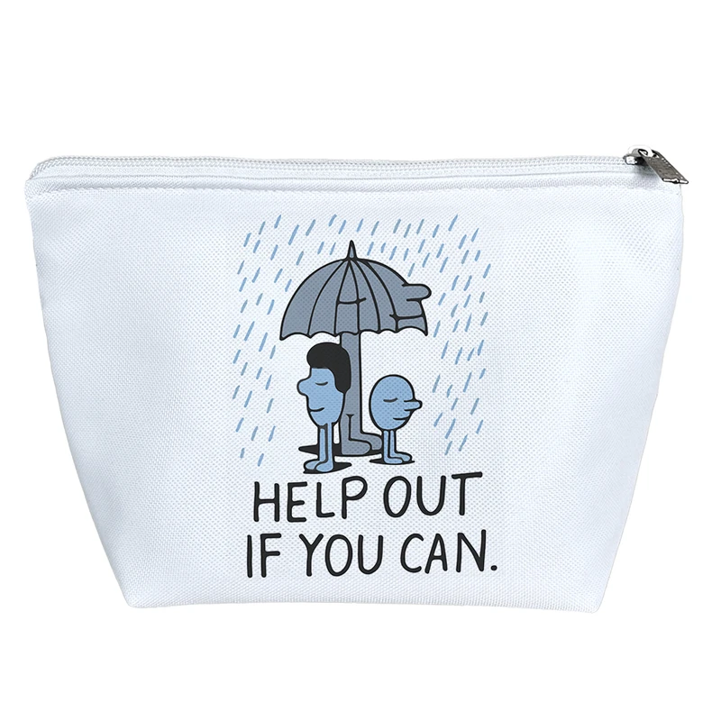 کیف لوازم آرایش دخترانه خندالو مدل Help Out If You Can کد 6673