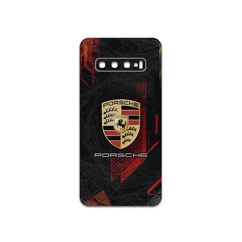 برچسب پوششی ماهوت مدل Porsche مناسب برای گوشی موبایل سامسونگ Galaxy S10