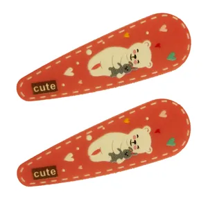 گیره مو دخترانه مدل خرس کیوت بسته 2 عددی